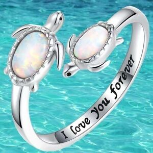 3/$25, 4/$30 Sea Turtle Ring Size OZ Open